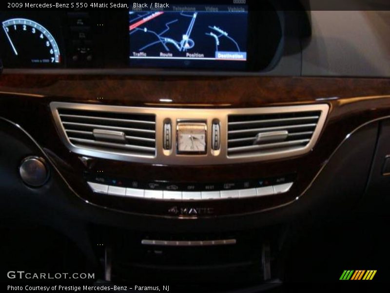 Black / Black 2009 Mercedes-Benz S 550 4Matic Sedan