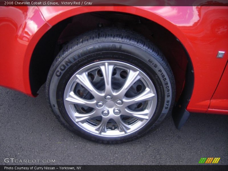 Victory Red / Gray 2008 Chevrolet Cobalt LS Coupe