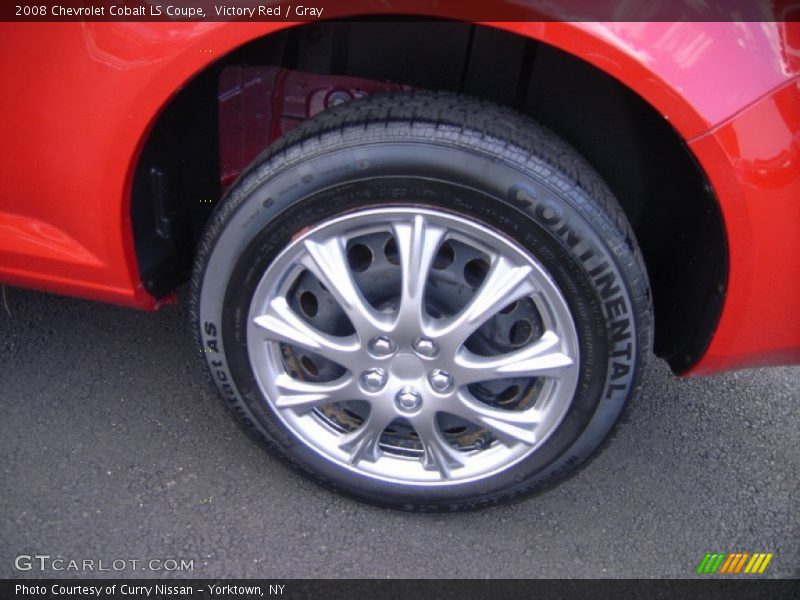 Victory Red / Gray 2008 Chevrolet Cobalt LS Coupe