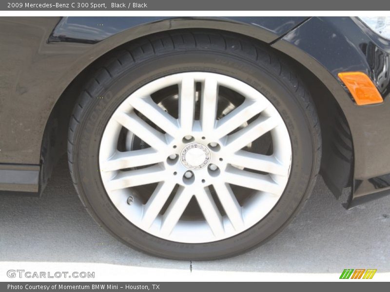 Black / Black 2009 Mercedes-Benz C 300 Sport