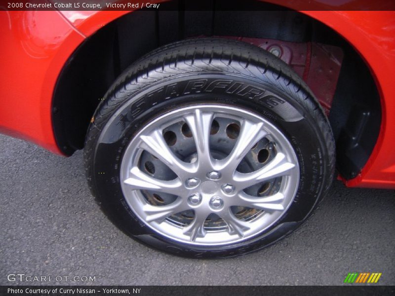 Victory Red / Gray 2008 Chevrolet Cobalt LS Coupe