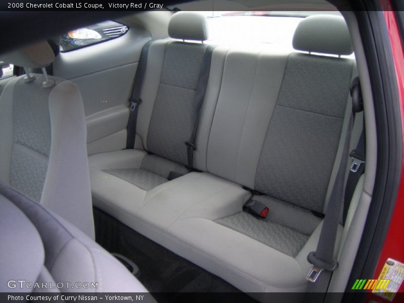 Victory Red / Gray 2008 Chevrolet Cobalt LS Coupe