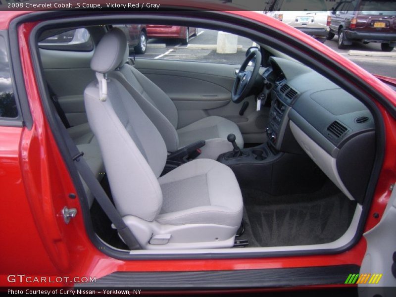 Victory Red / Gray 2008 Chevrolet Cobalt LS Coupe