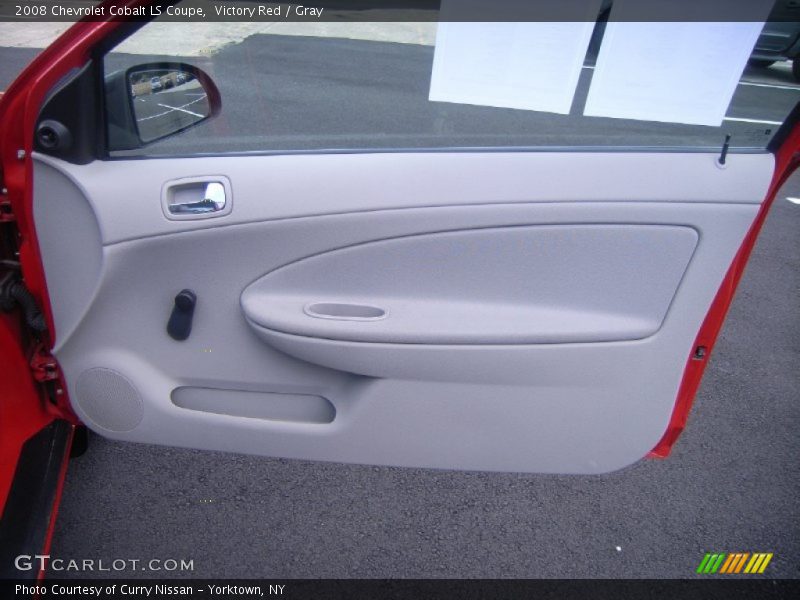 Victory Red / Gray 2008 Chevrolet Cobalt LS Coupe