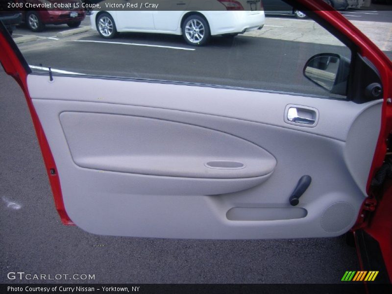 Victory Red / Gray 2008 Chevrolet Cobalt LS Coupe