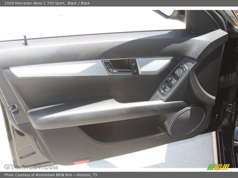 Black / Black 2009 Mercedes-Benz C 300 Sport