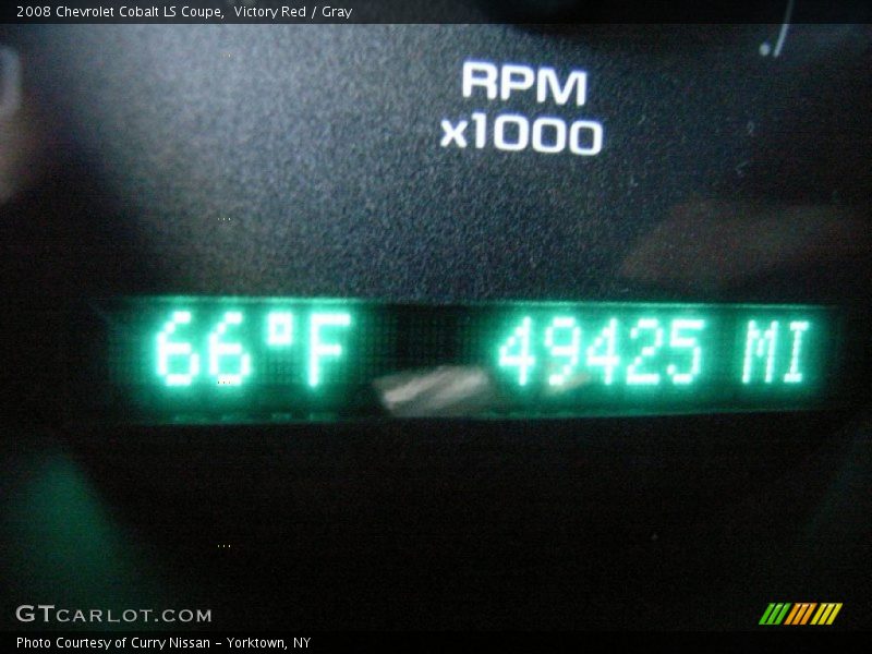 Victory Red / Gray 2008 Chevrolet Cobalt LS Coupe