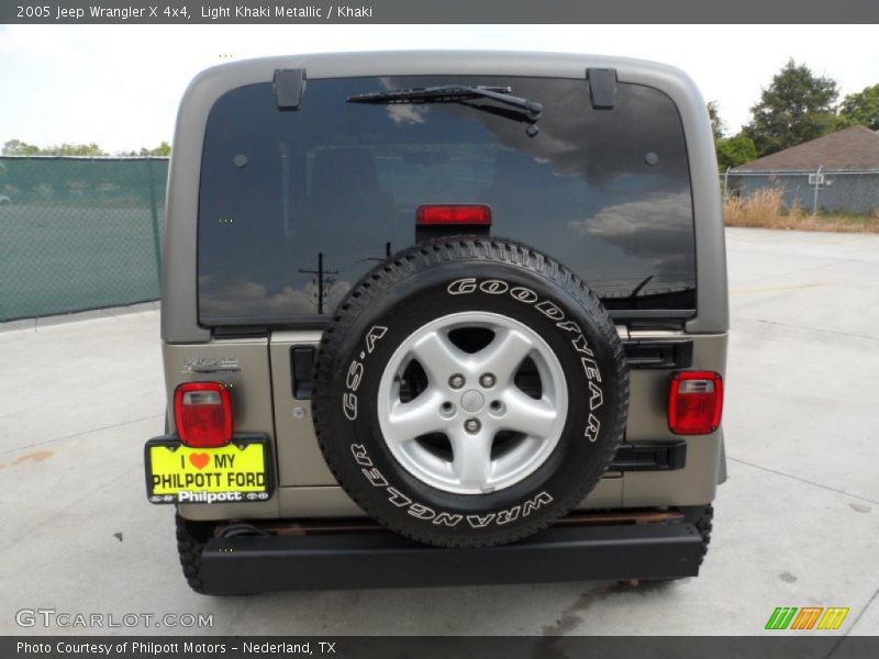 Light Khaki Metallic / Khaki 2005 Jeep Wrangler X 4x4