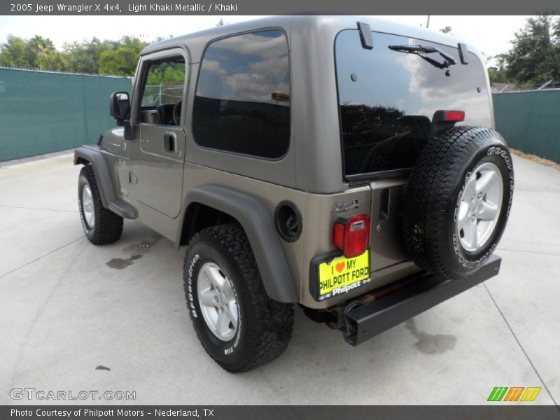Light Khaki Metallic / Khaki 2005 Jeep Wrangler X 4x4