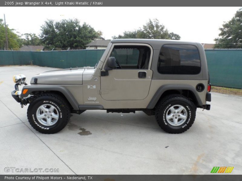 Light Khaki Metallic / Khaki 2005 Jeep Wrangler X 4x4