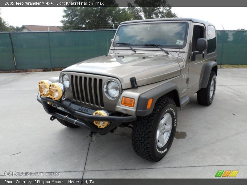 Light Khaki Metallic / Khaki 2005 Jeep Wrangler X 4x4