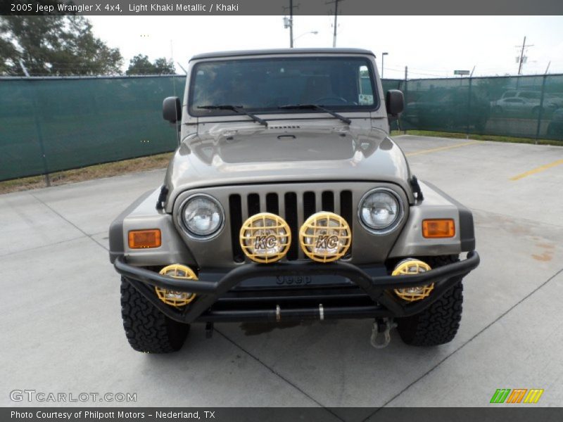 Light Khaki Metallic / Khaki 2005 Jeep Wrangler X 4x4