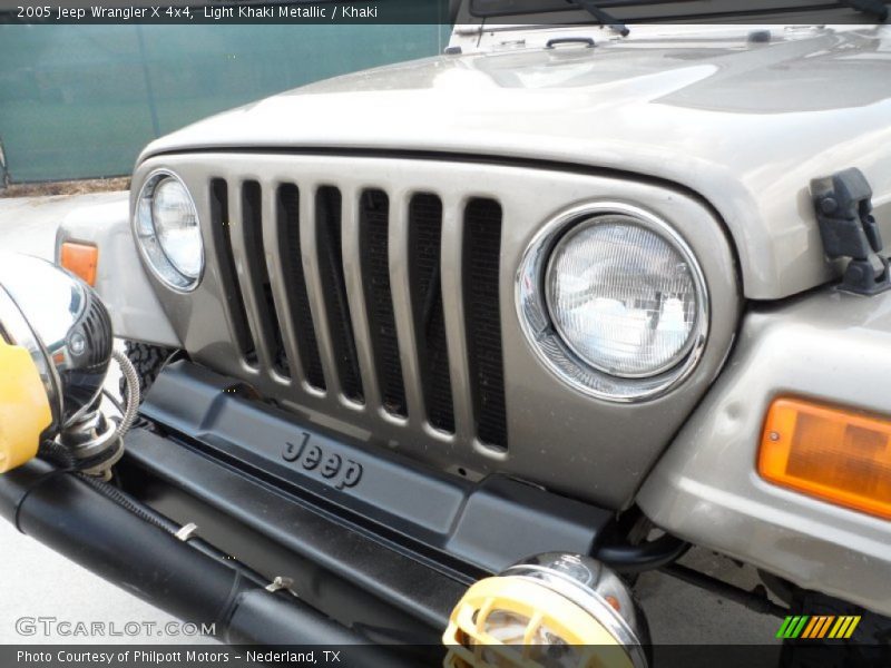 Light Khaki Metallic / Khaki 2005 Jeep Wrangler X 4x4