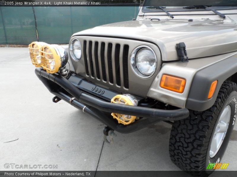 Light Khaki Metallic / Khaki 2005 Jeep Wrangler X 4x4