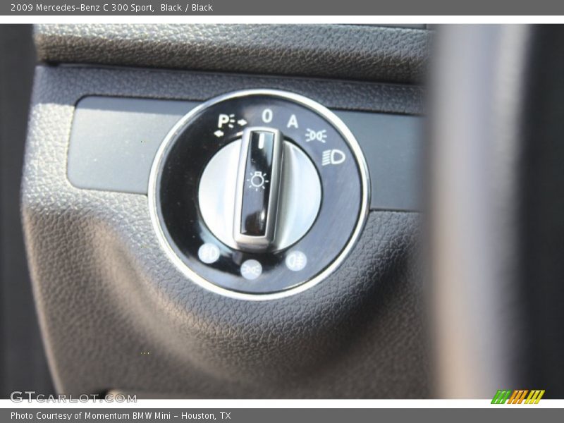 Black / Black 2009 Mercedes-Benz C 300 Sport