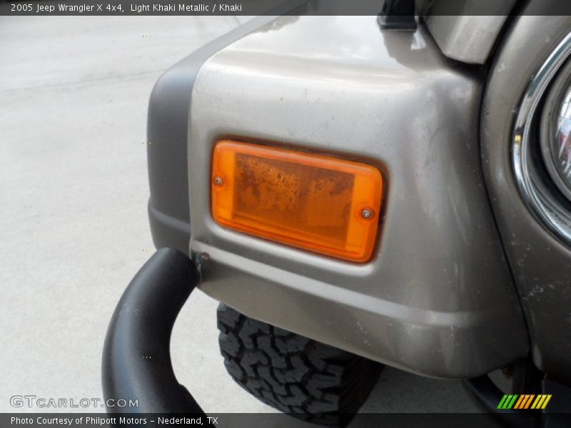 Light Khaki Metallic / Khaki 2005 Jeep Wrangler X 4x4