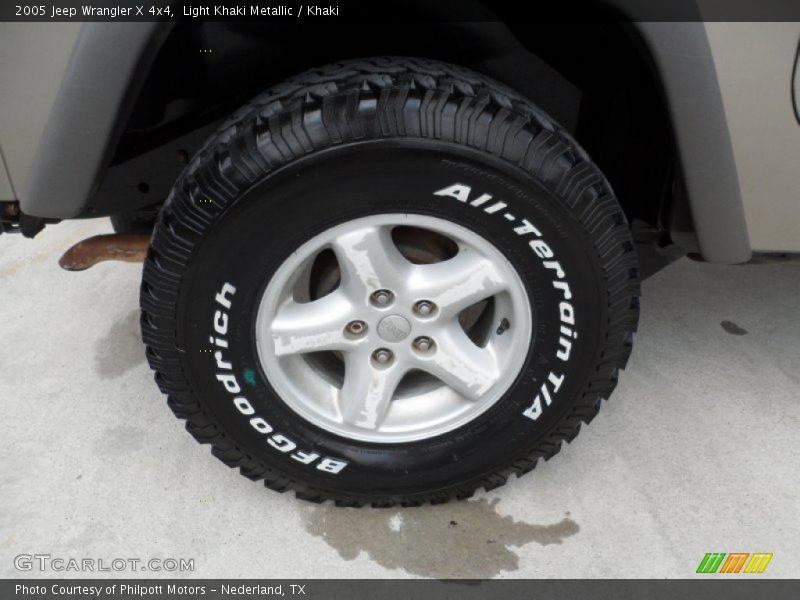 Light Khaki Metallic / Khaki 2005 Jeep Wrangler X 4x4