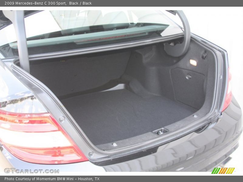 Black / Black 2009 Mercedes-Benz C 300 Sport