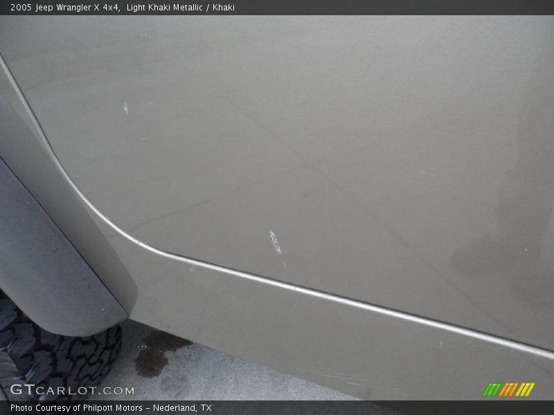 Light Khaki Metallic / Khaki 2005 Jeep Wrangler X 4x4