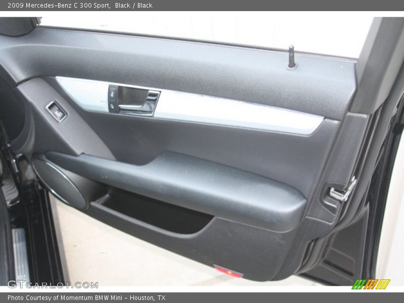 Black / Black 2009 Mercedes-Benz C 300 Sport