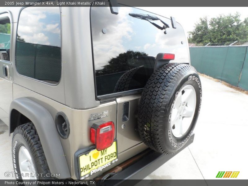 Light Khaki Metallic / Khaki 2005 Jeep Wrangler X 4x4