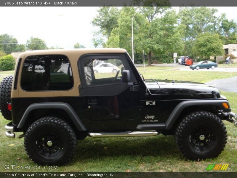 Black / Khaki 2006 Jeep Wrangler X 4x4