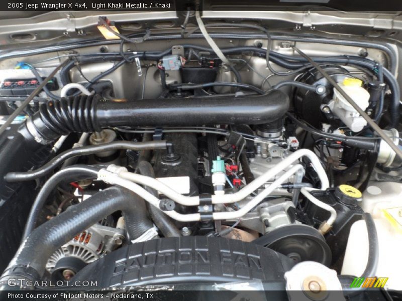 Light Khaki Metallic / Khaki 2005 Jeep Wrangler X 4x4
