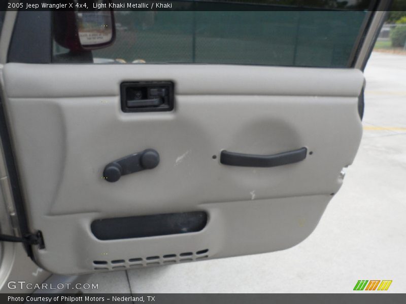 Light Khaki Metallic / Khaki 2005 Jeep Wrangler X 4x4