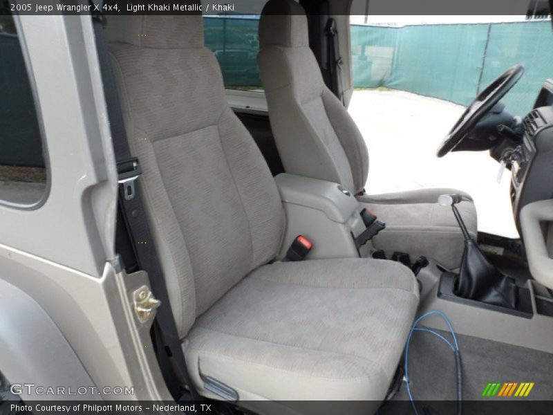 Light Khaki Metallic / Khaki 2005 Jeep Wrangler X 4x4