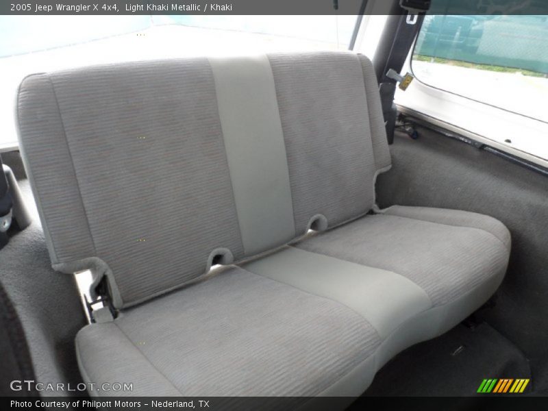 Light Khaki Metallic / Khaki 2005 Jeep Wrangler X 4x4