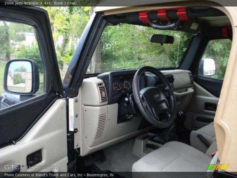 Black / Khaki 2006 Jeep Wrangler X 4x4