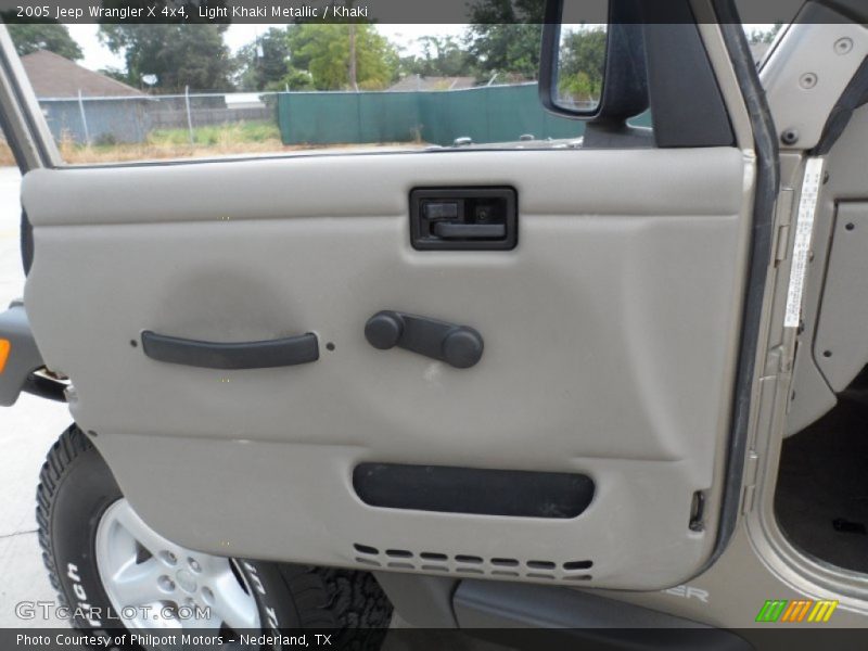 Light Khaki Metallic / Khaki 2005 Jeep Wrangler X 4x4