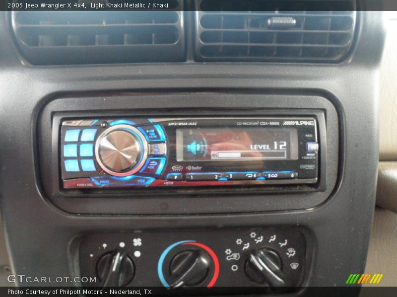 Light Khaki Metallic / Khaki 2005 Jeep Wrangler X 4x4