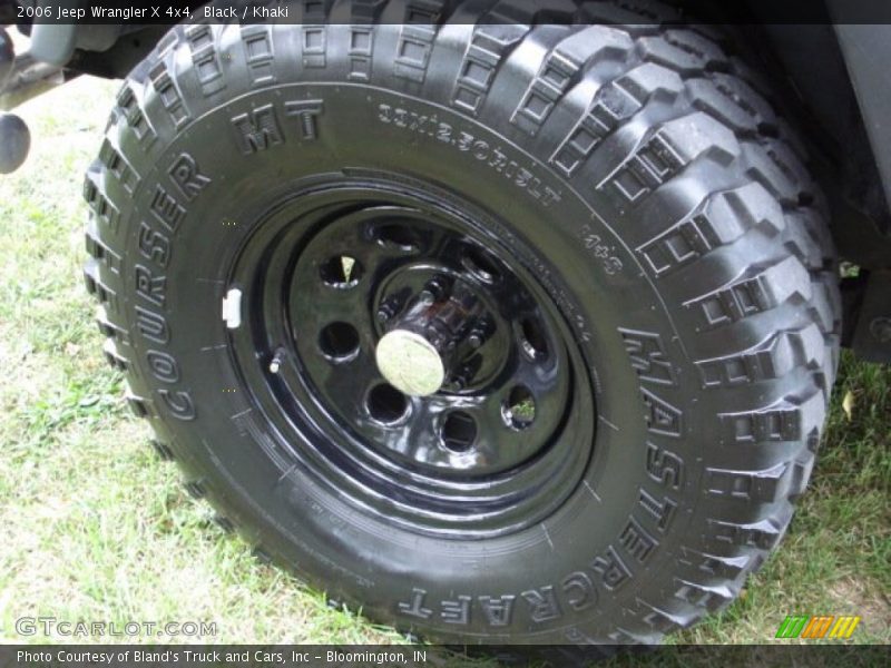 Black / Khaki 2006 Jeep Wrangler X 4x4
