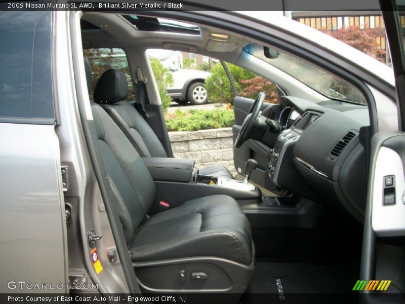 Brilliant Silver Metallic / Black 2009 Nissan Murano SL AWD