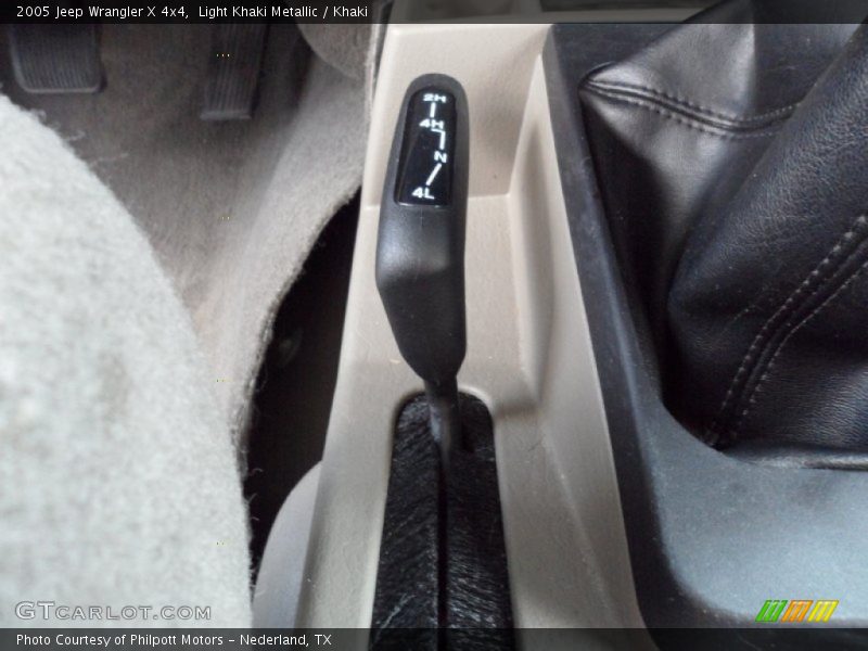 Light Khaki Metallic / Khaki 2005 Jeep Wrangler X 4x4