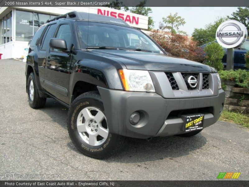 Super Black / Desert/Graphite 2006 Nissan Xterra S 4x4
