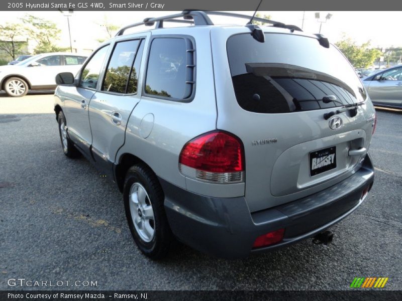 Smart Silver / Gray 2005 Hyundai Santa Fe GLS 4WD