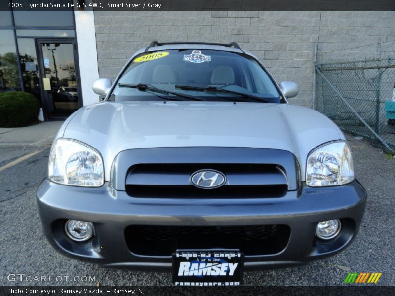 Smart Silver / Gray 2005 Hyundai Santa Fe GLS 4WD