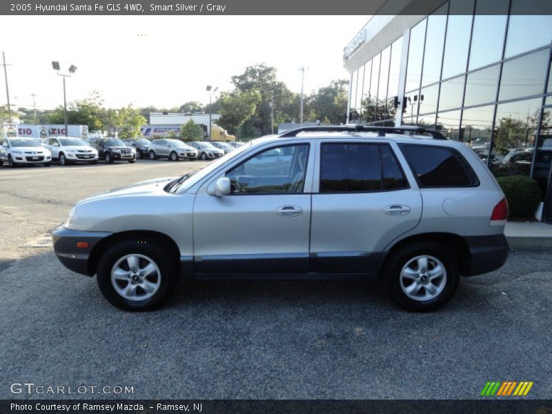 Smart Silver / Gray 2005 Hyundai Santa Fe GLS 4WD