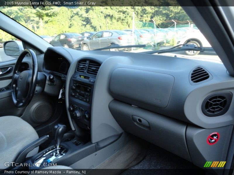 Smart Silver / Gray 2005 Hyundai Santa Fe GLS 4WD