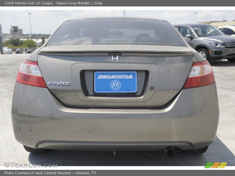 Galaxy Gray Metallic / Gray 2008 Honda Civic LX Coupe