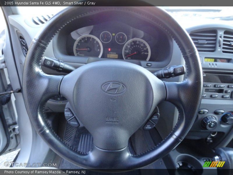 Smart Silver / Gray 2005 Hyundai Santa Fe GLS 4WD
