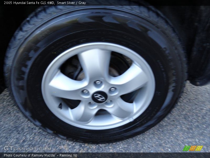 Smart Silver / Gray 2005 Hyundai Santa Fe GLS 4WD