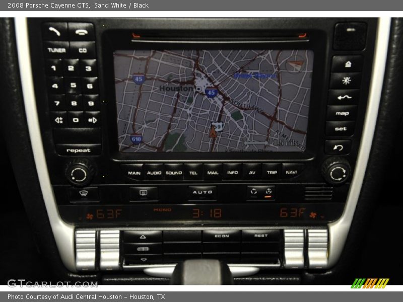 Sand White / Black 2008 Porsche Cayenne GTS