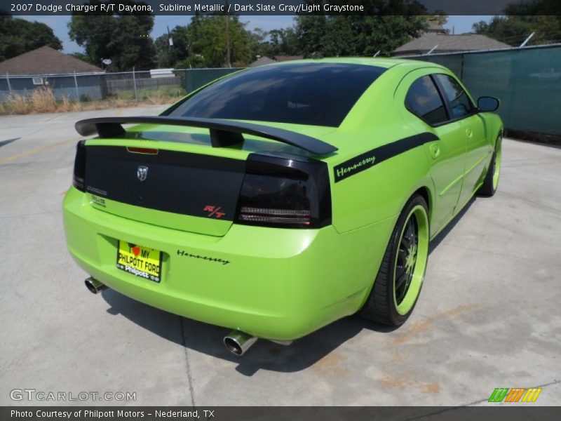 Sublime Metallic / Dark Slate Gray/Light Graystone 2007 Dodge Charger R/T Daytona