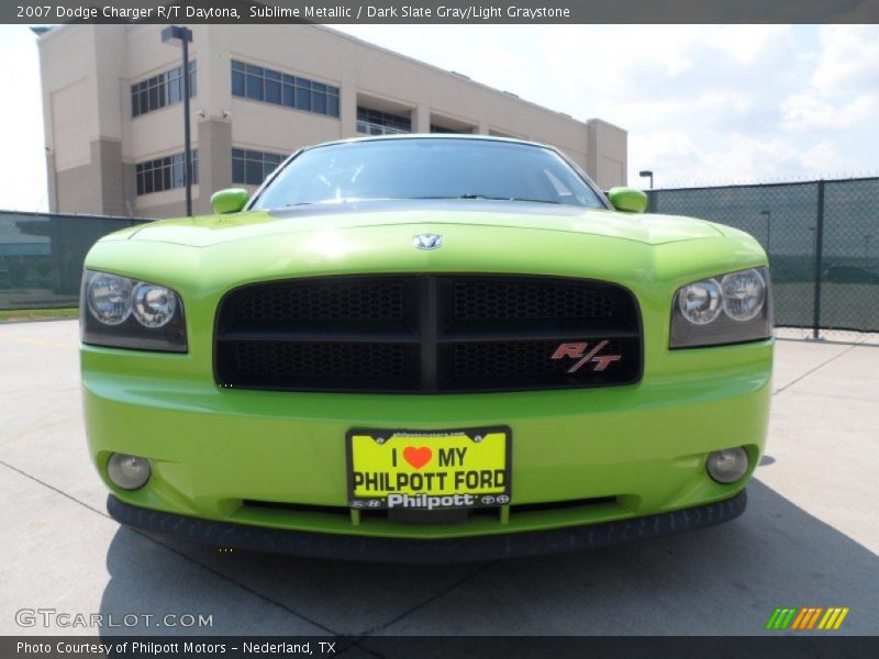 Sublime Metallic / Dark Slate Gray/Light Graystone 2007 Dodge Charger R/T Daytona