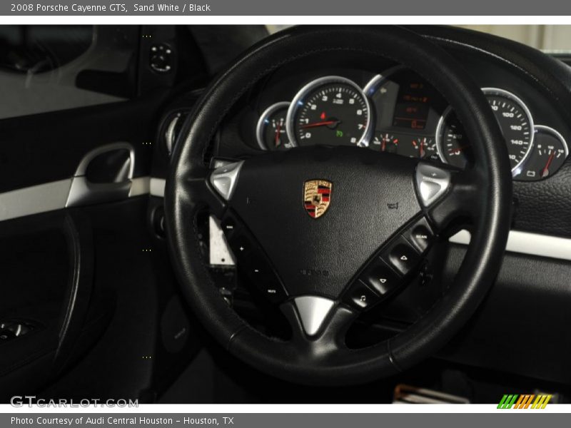 Sand White / Black 2008 Porsche Cayenne GTS