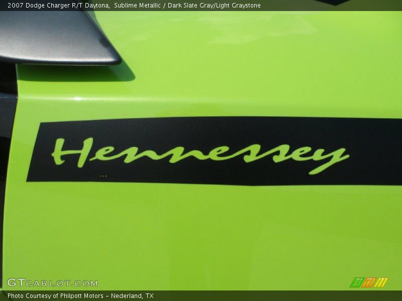 Sublime Metallic / Dark Slate Gray/Light Graystone 2007 Dodge Charger R/T Daytona