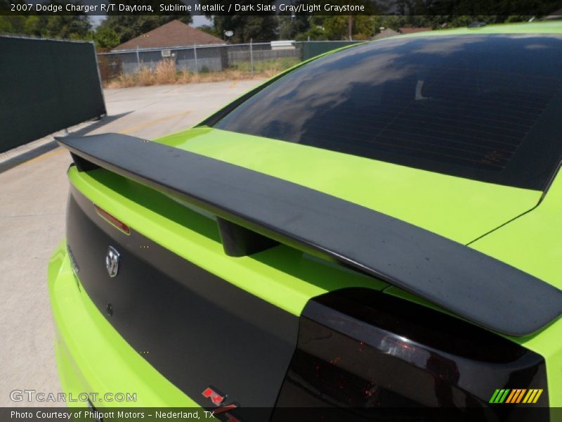 Sublime Metallic / Dark Slate Gray/Light Graystone 2007 Dodge Charger R/T Daytona